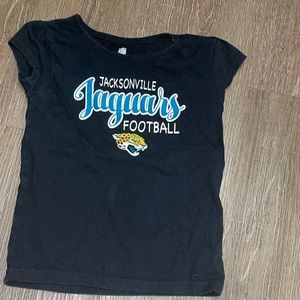 Team Apparel Toddler Girl Jaguars Shirt Size 4t